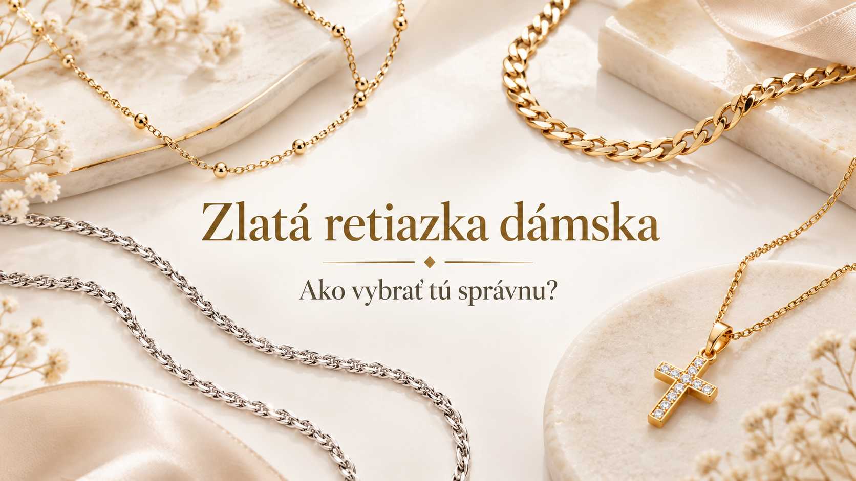 Viete, ako vybrať správnu zlatú retiazku?