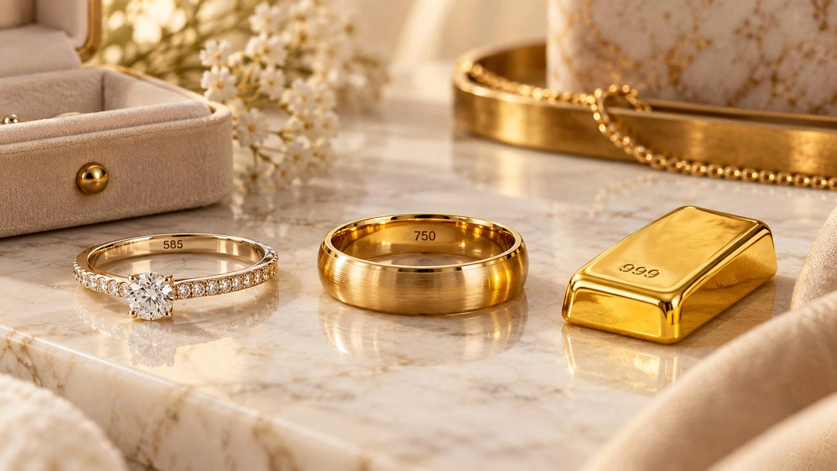 Vedeli ste, aký je rozdiel medzi 14K, 18K a 24K zlatom?